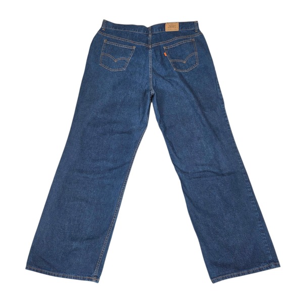 Vintage 1980's Levi's Orange Tab 603 Dark Blue Denim Jeans Excellent Vtg Sz 40